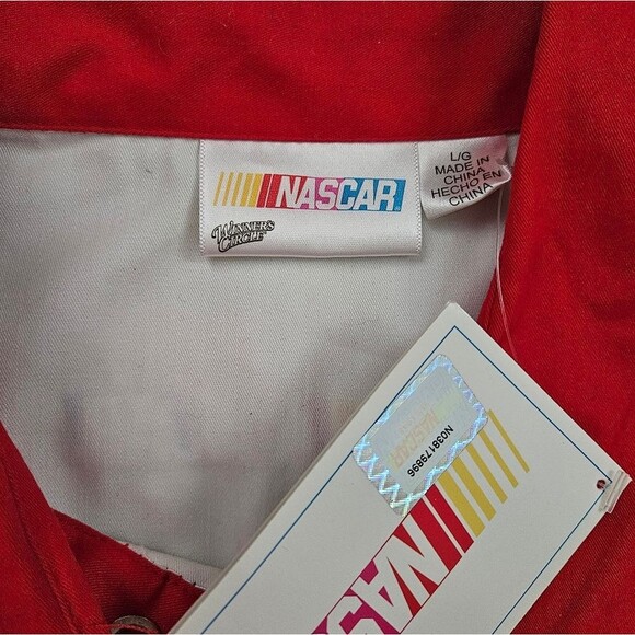 NWT NASCAR Snap Button Shirt Office Depot Old Spice #14 Tony Stewart Mens Large - Picture 5 of 9